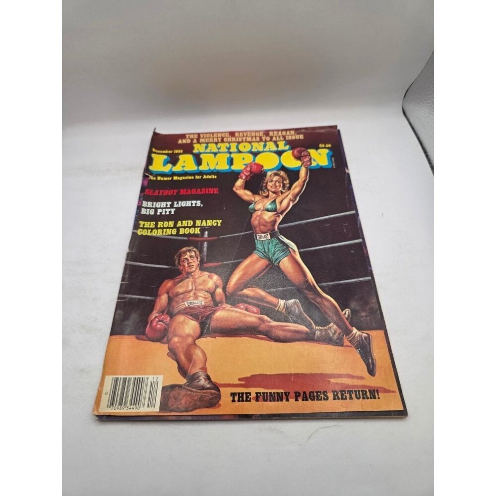 National Lampoon Magazine Dec 1985 Slayboy Reagan Humor National Lampoon